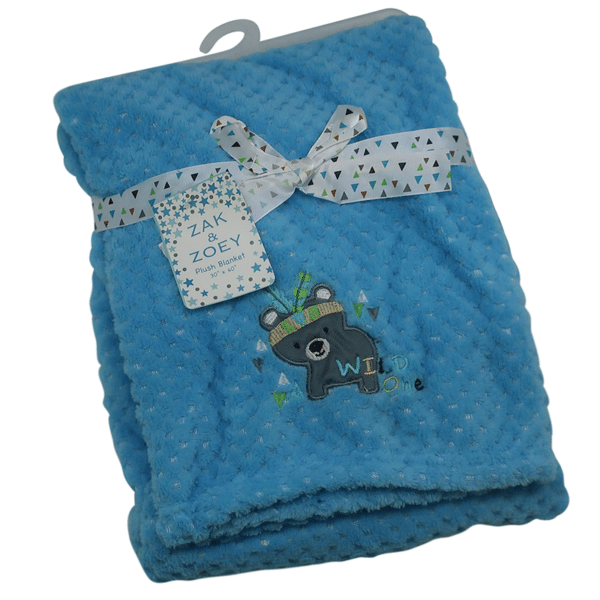 custom embroidered baby blankets
