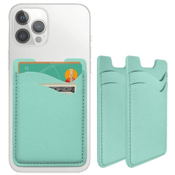 custom leather phone wallet