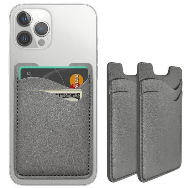 custom leather phone wallet