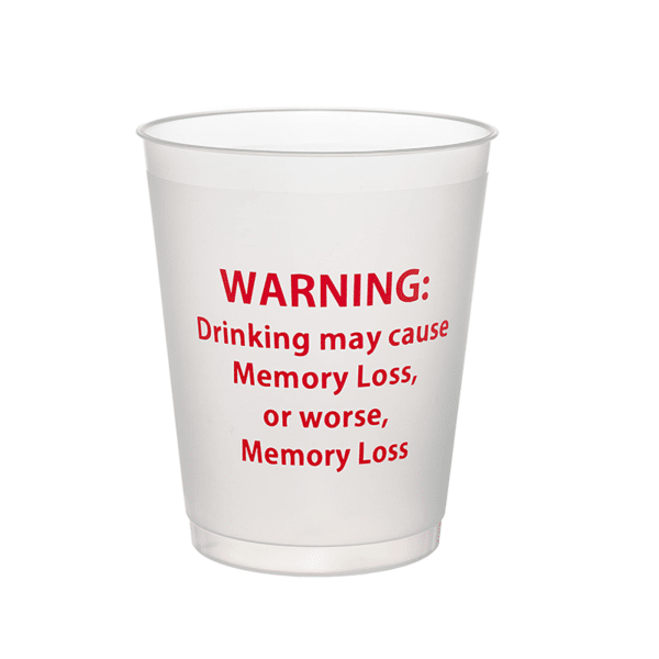 custom printed frosted plastic cups