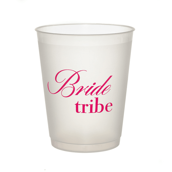 custom printed frosted plastic cups