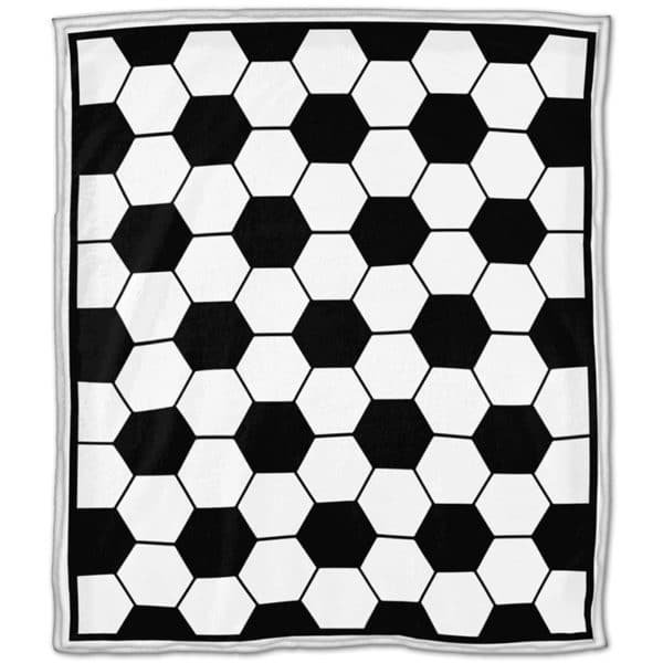 custom soccer fleece blankets