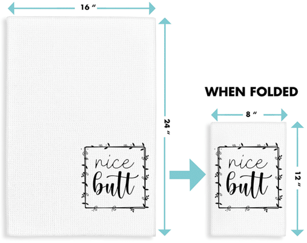 logo printed hand towels