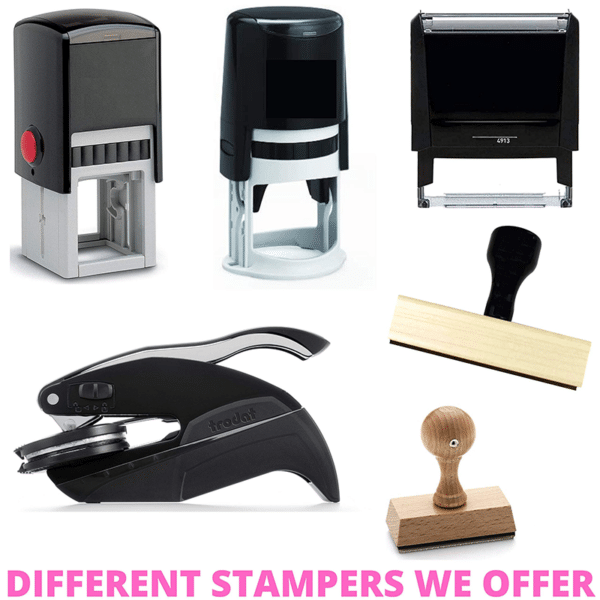 logo stamp for paper bags