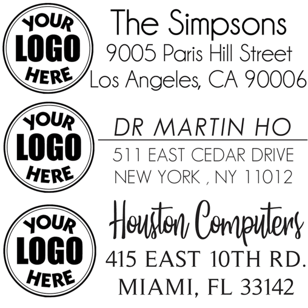 logo stamp for paper bags