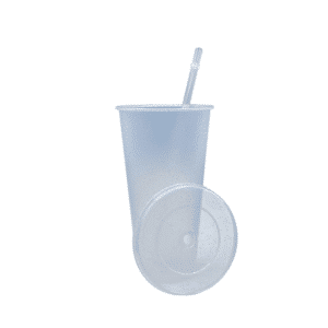 monogrammed frosted cups