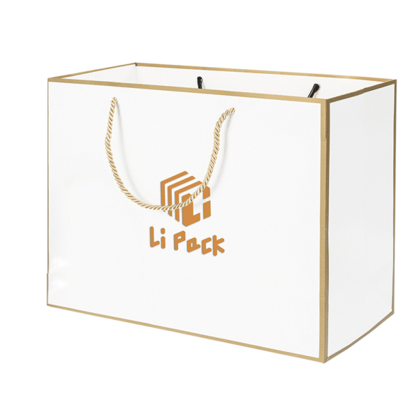 paper shopping bags with logo wholesale