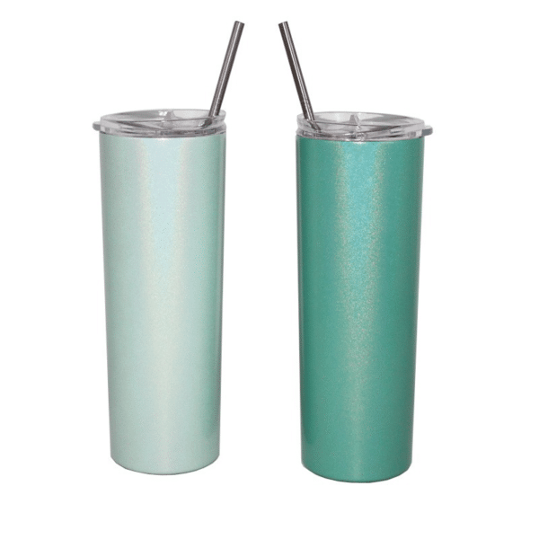 personalized stainless steel tumbler with straw