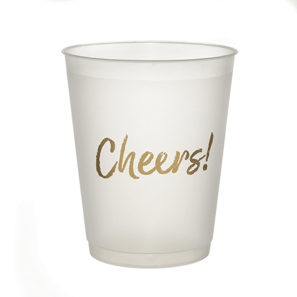 plastic frosted cups