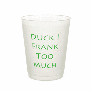 plastic frosted cups