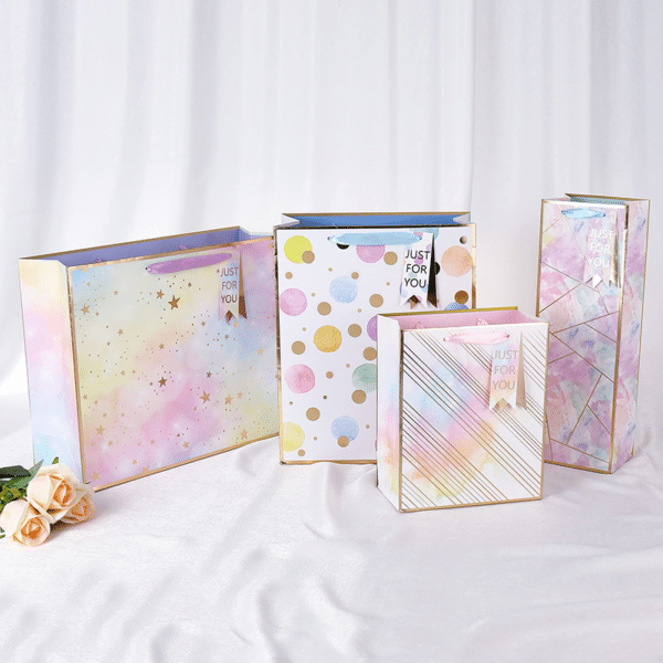 printed paper gift bags wholesale