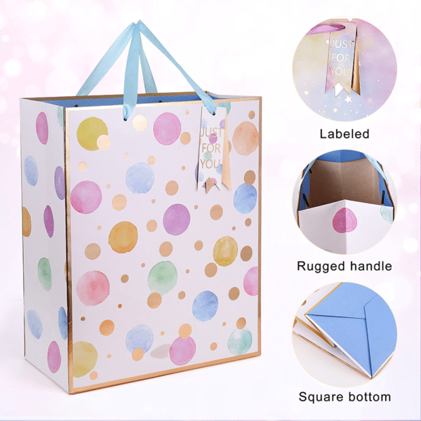 printed paper gift bags wholesale