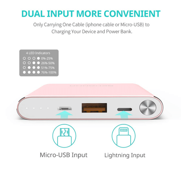 slim high capacity power bank