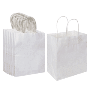 white paper bags wholesale