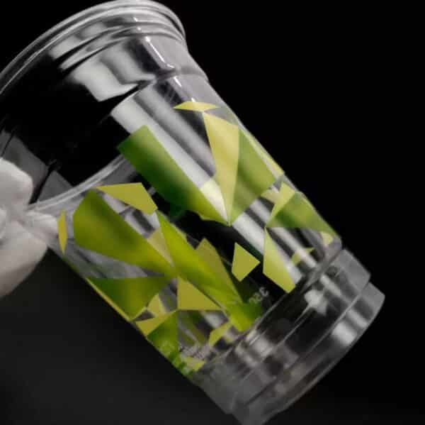12 oz plastic cups with logo