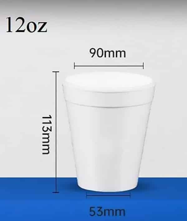 12 oz styrofoam cup dispenser