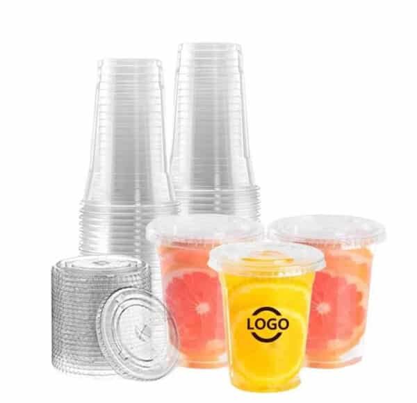 20 oz clear plastic cups