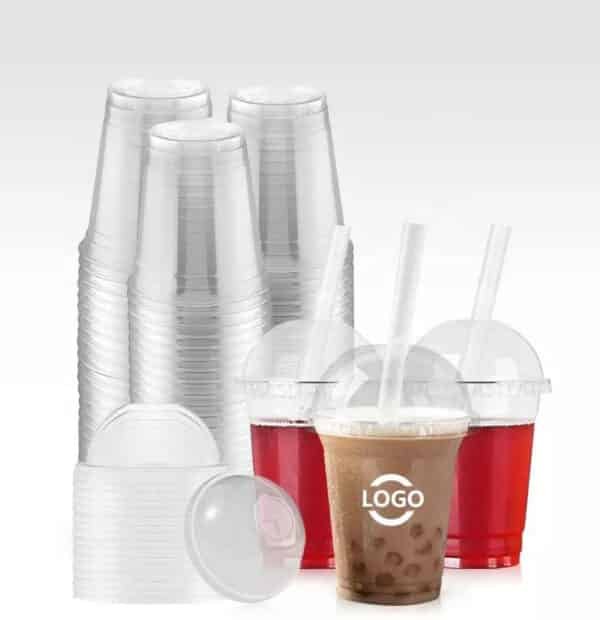 20 oz clear plastic cups
