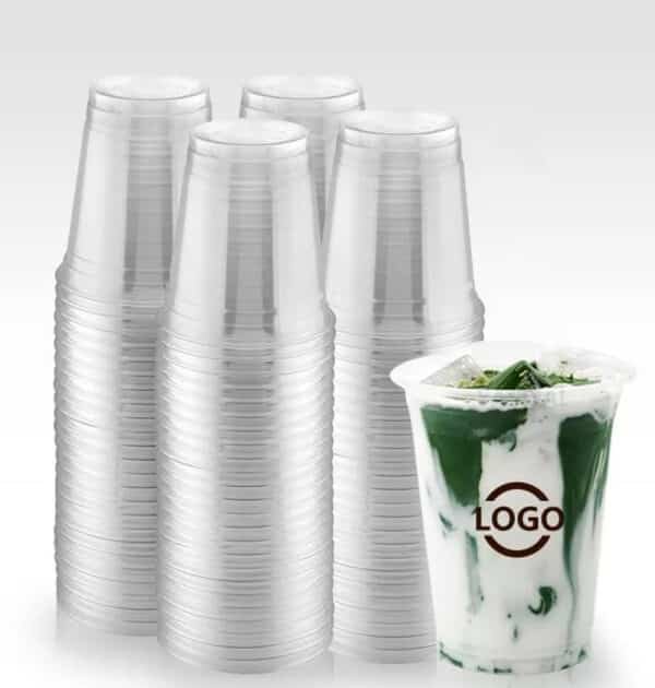20 oz clear plastic cups