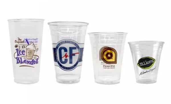 32 oz plastic cups with logo