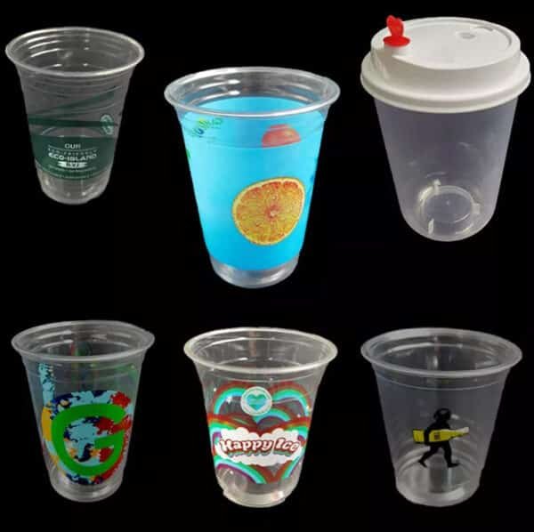 9oz clear plastic cups