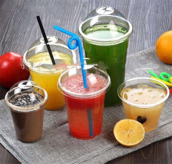 blank plastic cups