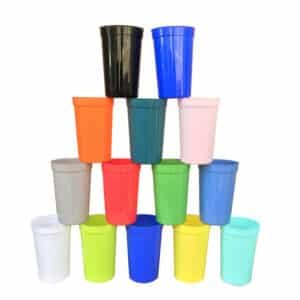 blank stadium cups
