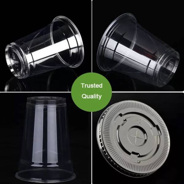 clear disposable plastic cups