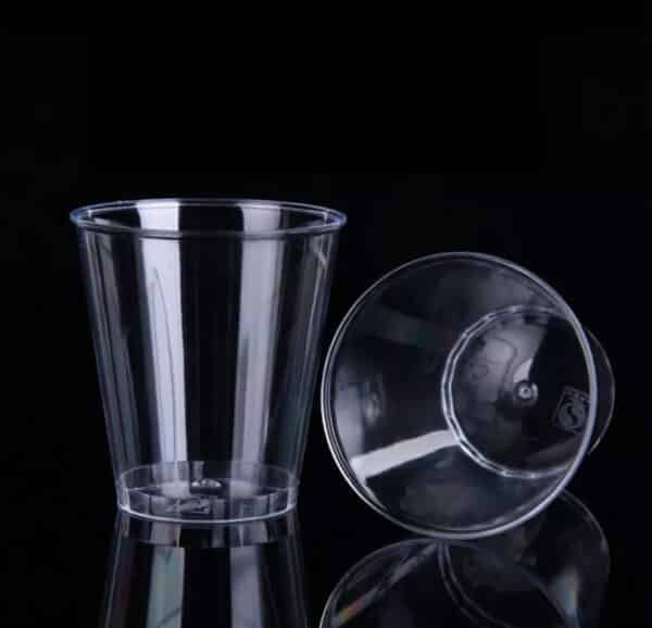 clear hard plastic cups