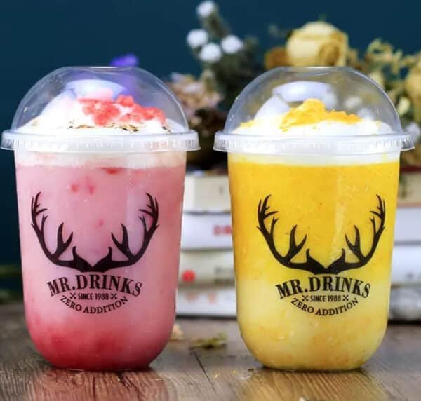 clear plastic cups with logo