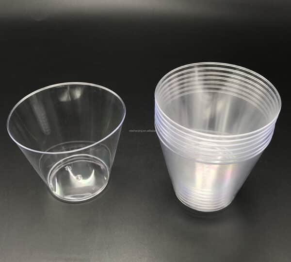 clear plastic ice cream cups