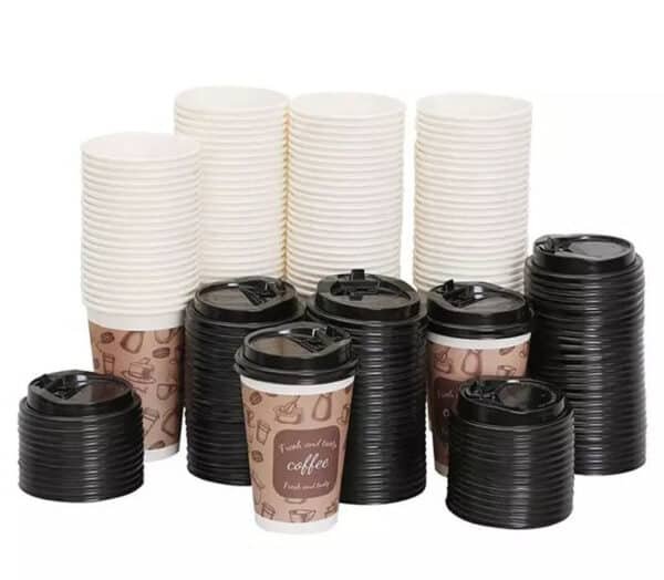 coffee disposable cups with lids