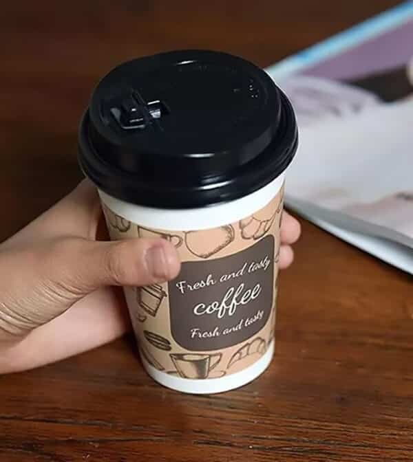 coffee disposable cups with lids