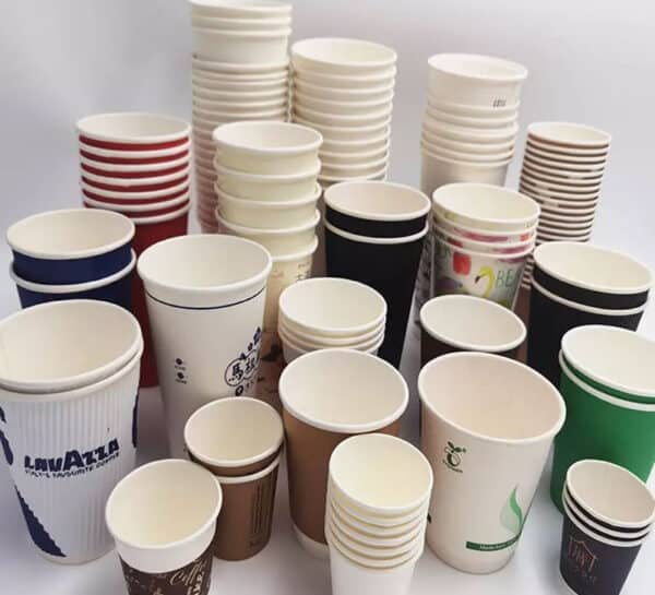 colored styrofoam cups