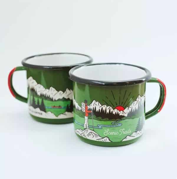 cups with logo printed on