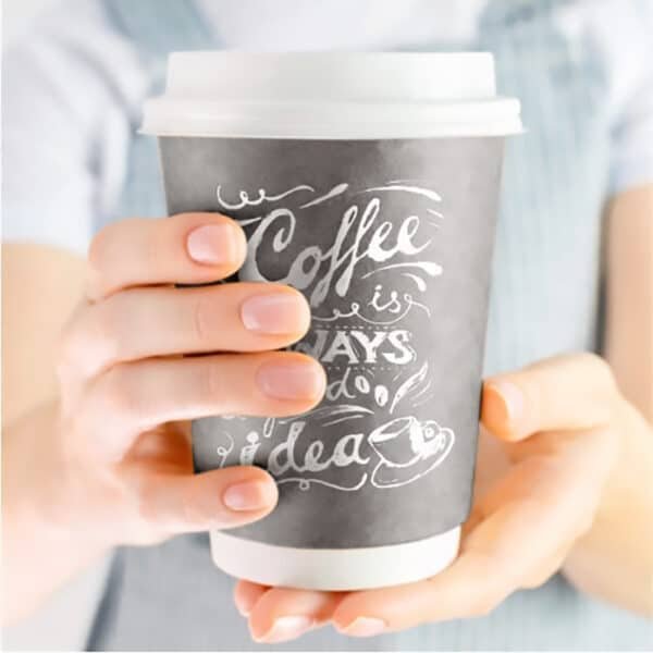 customized disposable coffee cups with lids