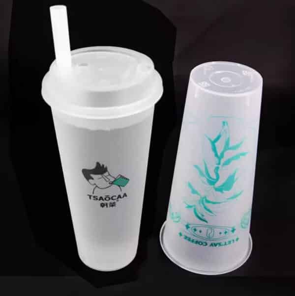 customized plastic cups with lids