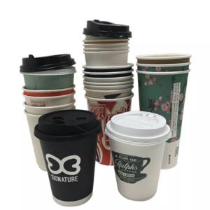 logolu tek kullanımlık kağıt bardaklar