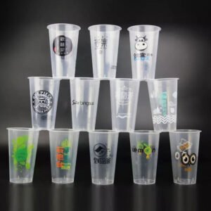 vasos de plastico desechables con logo
