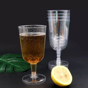 copas de vino de plástico desechables