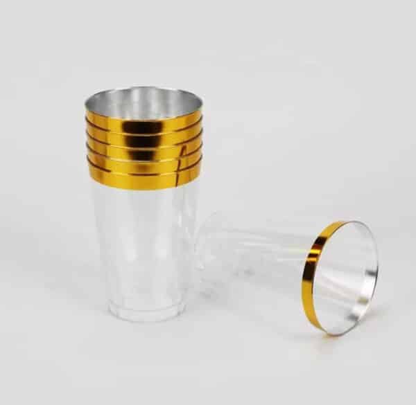elegant plastic cups for wedding
