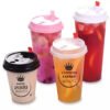 hard plastic cups with lids
