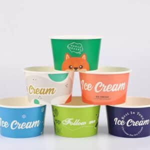 paper ice cream cups