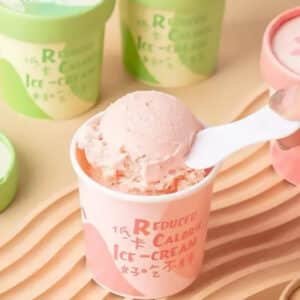paper ice cream cups with lids