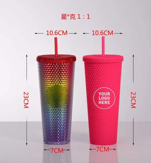personalized plastic cups with lids