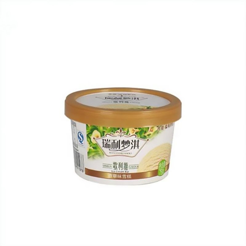 plastic ice cream cups with spoons