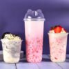 plastic smoothie cups with lids