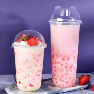 plastic smoothie cups with lids