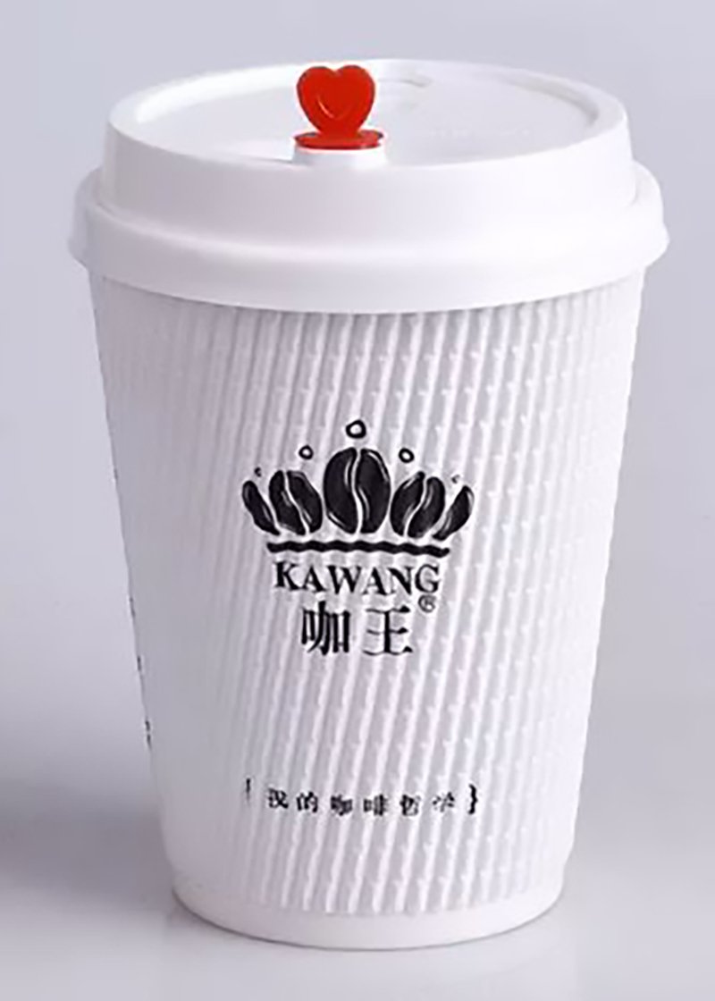 dalgalı kağıt bardak