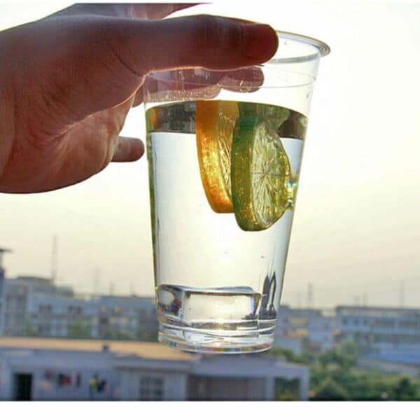 small plastic cups